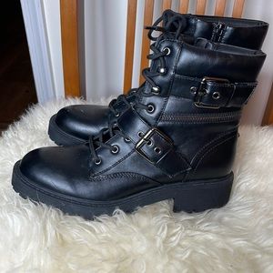 Guess combat boots